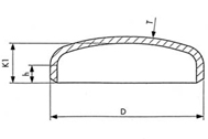 fonds de tube en aci